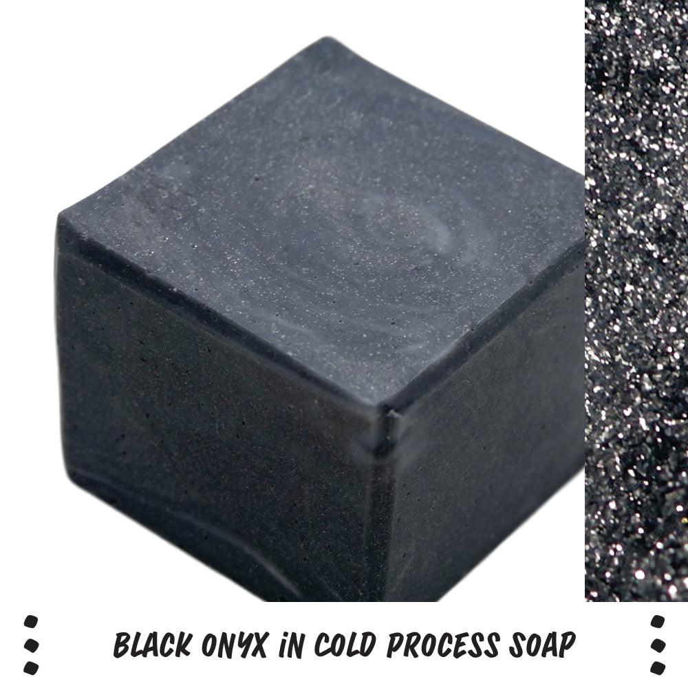 Black Onyx Eco-Friendy EnviroGlitter - Nurture Soap