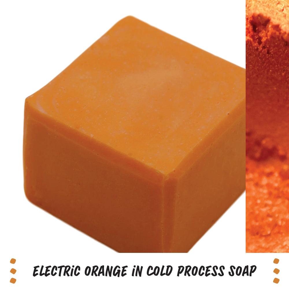 Electric Orange Mica - Nurture Soap
