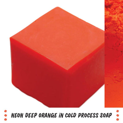 Fluorescent Neon Deep Orange - Nurture Soap