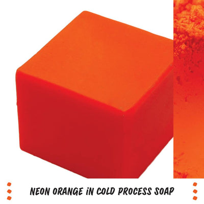 Fluorescent Neon Orange - Nurture Soap