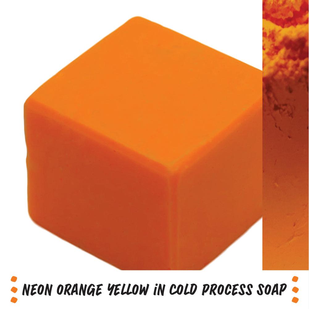 Fluorescent Neon Orange-Yellow - Nurture Soap