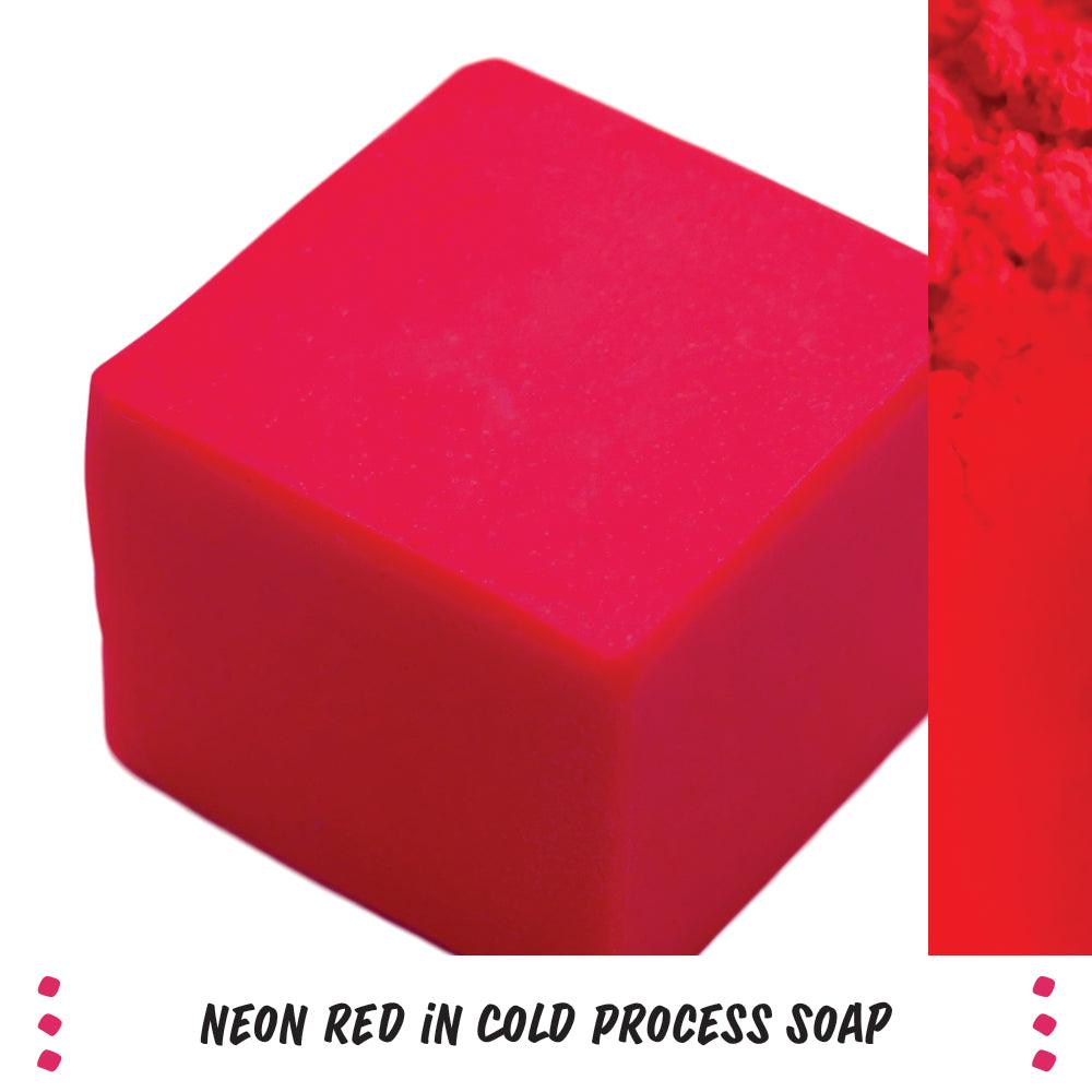Fluorescent Neon Red - Nurture Soap