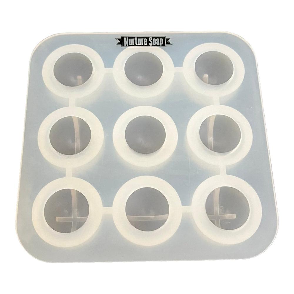Medium 9 Ball Silicone Mold - Nurture Soap