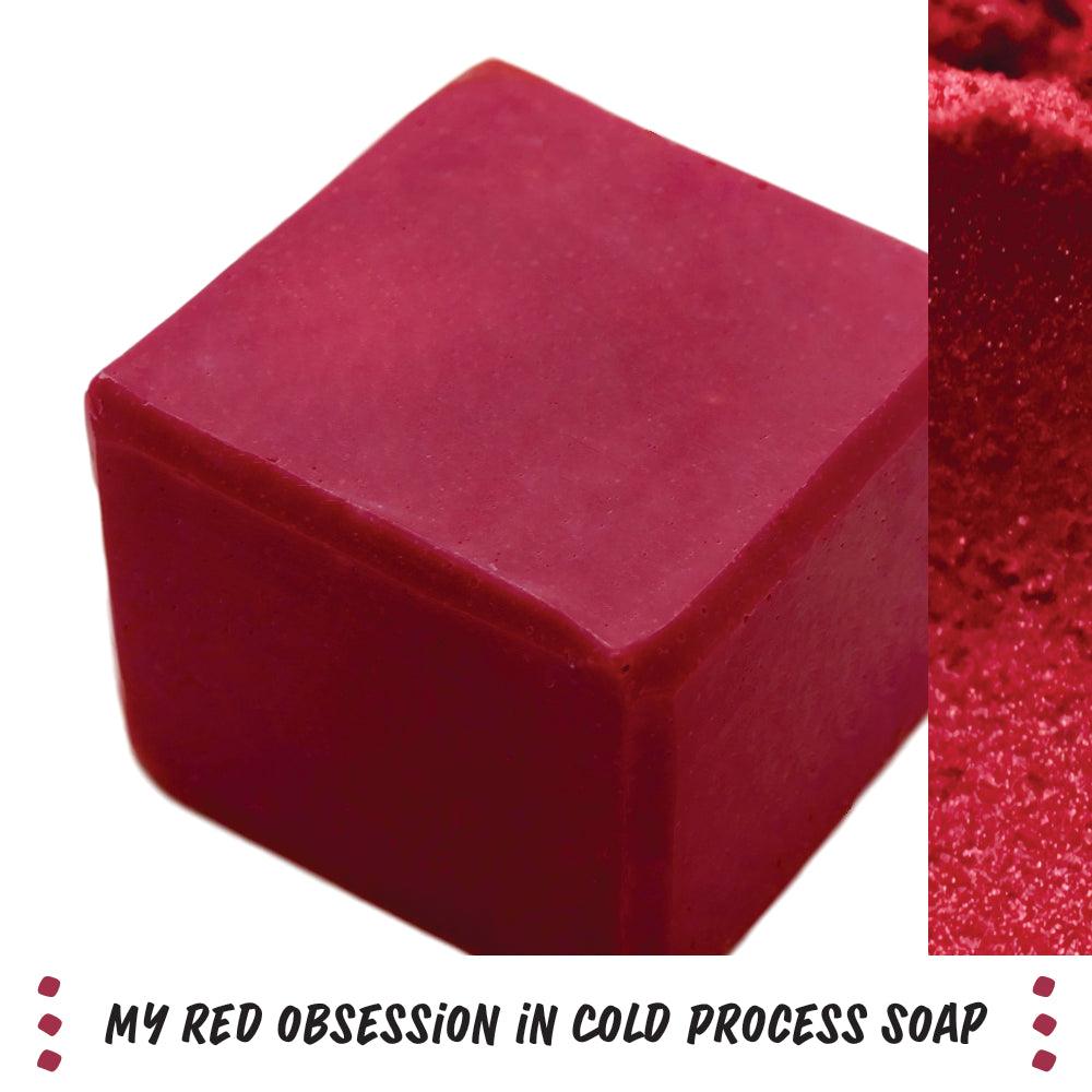 My Red Obsession Mica - Nurture Soap