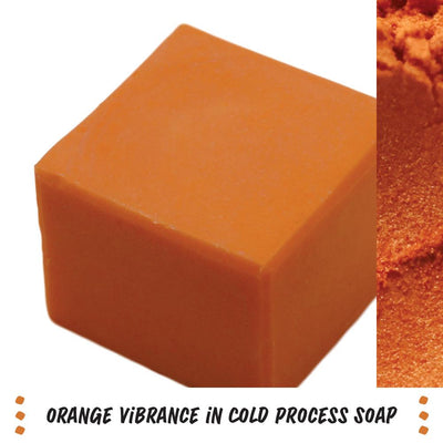 Orange Vibrance Mica - Nurture Soap