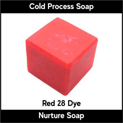 Red 28 Batch Certified Dye Powderin Cold Process Soap