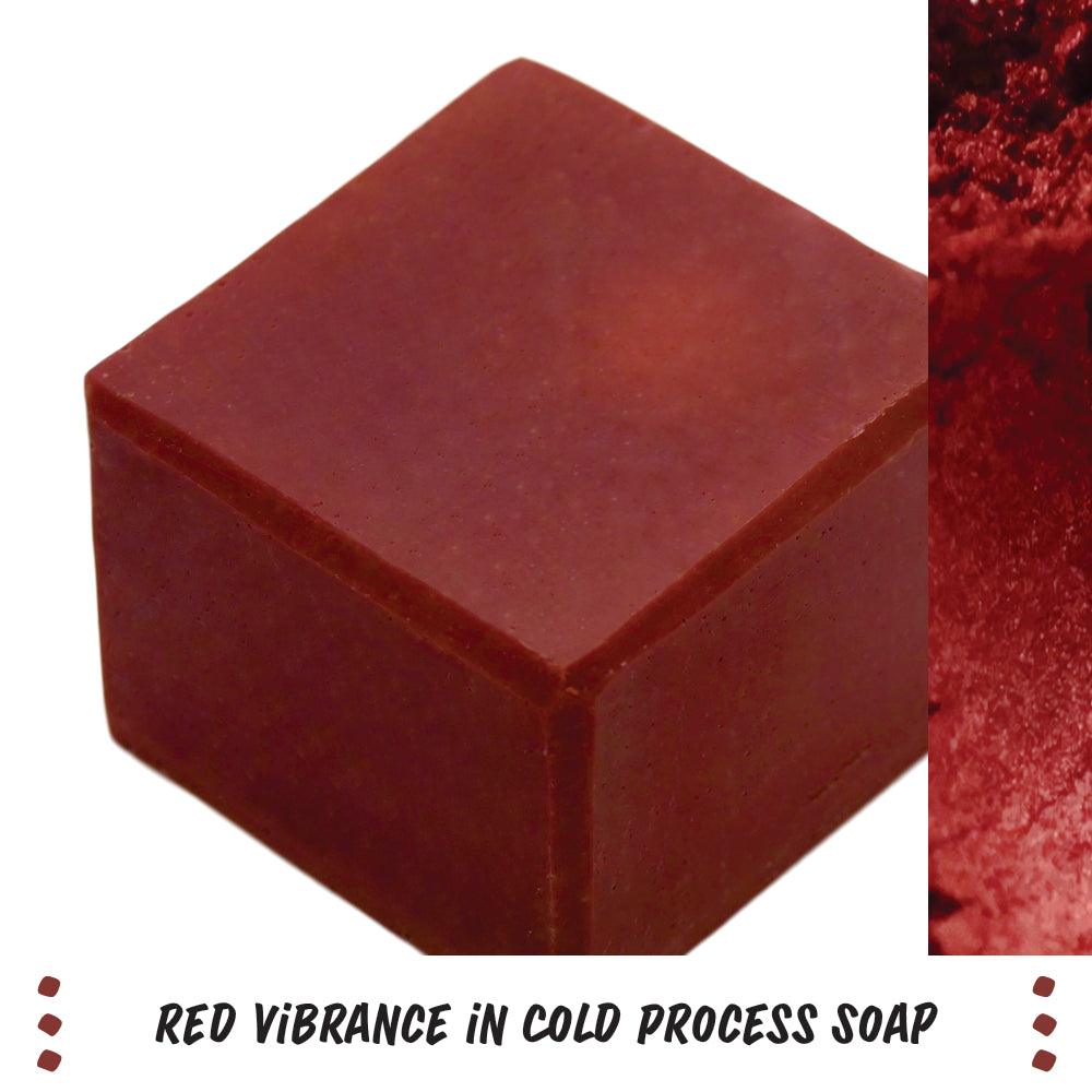 Red Vibrance Mica - Nurture Soap