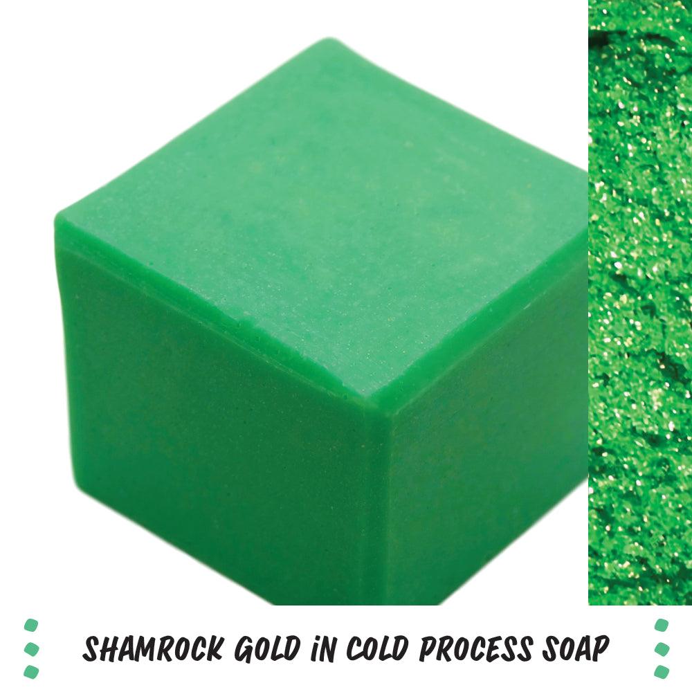 Shamrock Gold Eco-Friendy EnviroGlitter - Nurture Soap